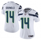 Women's Seattle Seahawks #14 Sam Darnold White 2025 Vapor Limited Football Stitched Jersey