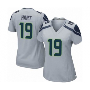 Women's Seattle Seahawks #19 Penny Hart Nike Gray Game Jersey