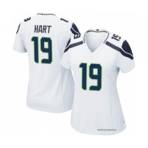 Women's Seattle Seahawks #19 Penny Hart Nike White Game Jersey