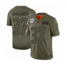 Women's Seattle Seahawks #37 Shaun Alexander Limited Camo 2019 Salute to Service Football Jersey