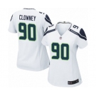 Women's Seattle Seahawks #90 Jadeveon Clowney Game White Football Jersey