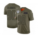 Women's Seattle Seahawks #90 Jadeveon Clowney Limited Camo 2019 Salute to Service Football Jersey