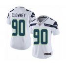 Women's Seattle Seahawks #90 Jadeveon Clowney White Vapor Untouchable Limited Player Football Jersey