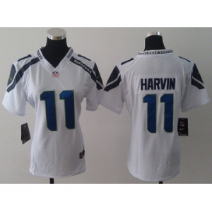 nike women nfl jerseys seattle seahawks #11 harvin white[nike]