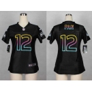 nike women nfl jerseys seattle seahawks #12 fan black[nike fashion]