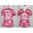 nike women nfl jerseys seattle seahawks #12 fan pink[fashion camo]