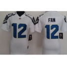 nike women nfl jerseys seattle seahawks #12 fan white[nike]