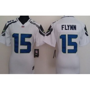 nike women nfl jerseys seattle seahawks #15 flynn white[nike]
