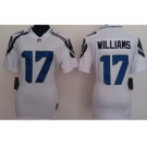 nike women nfl jerseys seattle seahawks #17 williams white[nike]