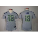 nike women nfl jerseys seattle seahawks #18 sidney rice grey[nike limited]