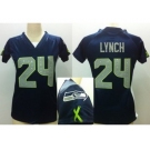 nike women nfl jerseys seattle seahawks #24 marshawn lynch blue[draft him ii top]