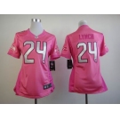 nike women nfl jerseys seattle seahawks #24 marshawn lynch pink[nike love's]