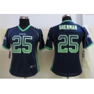 nike women nfl jerseys seattle seahawks #25 sherman blue[nike drift fashion]