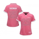 nike women nfl jerseys seattle seahawks #25 sherman pink[nike 2015]