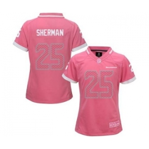 nike women nfl jerseys seattle seahawks #25 sherman pink[nike 2015]