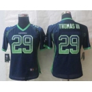 nike women nfl jerseys seattle seahawks #29 earl thomasiii blue[[nike drift fashion]