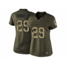 nike women nfl jerseys seattle seahawks #29 thomasiii army green[nike Limited Salute To Service]