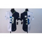 nike women nfl jerseys seattle seahawks #3 wilson blue-white[nike split]