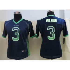 nike women nfl jerseys seattle seahawks #3 wilson blue[nike drift fashion]