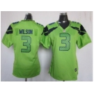 nike women nfl jerseys seattle seahawks #3 wilson green[nike limited]