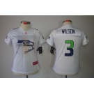 nike women nfl jerseys seattle seahawks #3 wilson white[2012 fem fan]