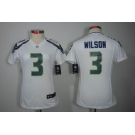 nike women nfl jerseys seattle seahawks #3 wilson white[nike limited]