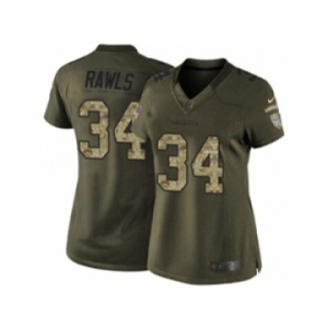 nike women nfl jerseys seattle seahawks #34 rawls army green[nike Limited Salute To Service]