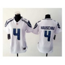 nike women nfl jerseys seattle seahawks #4 steven hauschka whtie[nike]