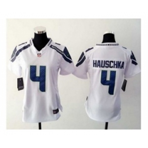 nike women nfl jerseys seattle seahawks #4 steven hauschka whtie[nike]