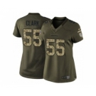 nike women nfl jerseys seattle seahawks #55 frank clark army green[nike Limited Salute To Service]