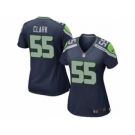 nike women nfl jerseys seattle seahawks #55 frank clark blue[nike]