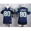 nike women nfl jerseys seattle seahawks #80 largent blue[nike]