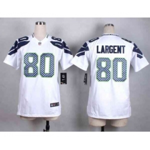 nike women nfl jerseys seattle seahawks #80 largent white[nike]