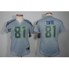 nike women nfl jerseys seattle seahawks #81 golden tate grey[nike limited]