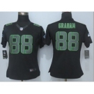 nike women nfl jerseys seattle seahawks #88 graham black[nike impact limited]