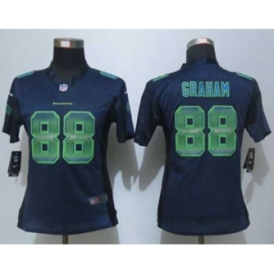 nike women nfl jerseys seattle seahawks #88 graham blue[Strobe Limited]