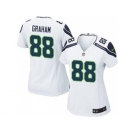 nike women nfl jerseys seattle seahawks #88 graham white[nike]