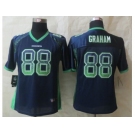 women jerseys nike seattle seahawks #88 jimmy graham blue [drift fashion]