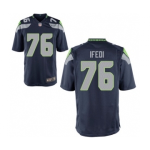 Youth Nike Seattle #76 Germain Ifedi Blue Team Color NFL Jersey