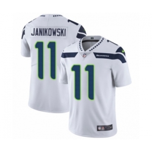 Youth Nike Seattle Seahawks #11 Sebastian Janikowski White Vapor Untouchable Limited Player NFL Jersey