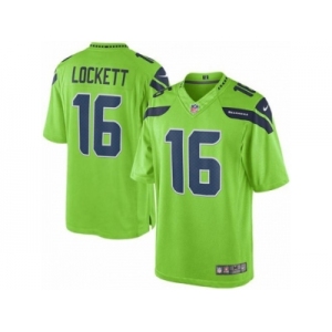 Youth Nike Seattle Seahawks #16 Tyler Lockett Green Stitched NFL Limited Rush Jersey