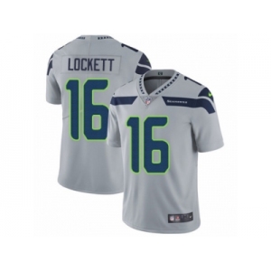 Youth Nike Seattle Seahawks #16 Tyler Lockett Vapor Untouchable Limited Grey Alternate NFL Jersey