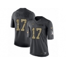 Youth Nike Seattle Seahawks #17 Braylon Edwards Limited Black 2016 Salute to Service NFL Jersey