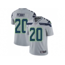 Youth Nike Seattle Seahawks #20 Rashaad Penny Grey Alternate Stitched NFL Vapor Untouchable Limited Jersey