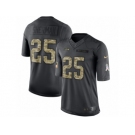 Youth Nike Seattle Seahawks #25 Richard Sherman Limited Black 2016 Salute to Service NFL Jersey