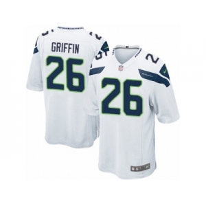 Youth Nike Seattle Seahawks #26 Shaquill Griffin Game White NFL Jersey
