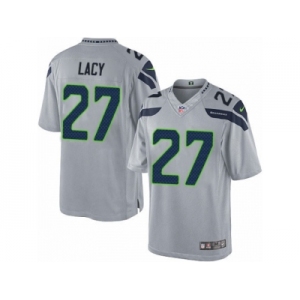 Youth Nike Seattle Seahawks #27 Eddie Lacy Limited Grey Alternate NFL Jersey