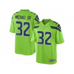 Youth Nike Seattle Seahawks #32 Christine Michael Sr Limited Green Rush NFL Jersey