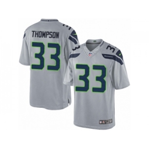 Youth Nike Seattle Seahawks #33 Tedric Thompson Limited Grey Alternate NFL Jersey