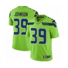 Youth Nike Seattle Seahawks #39 Dontae Johnson Limited Green Rush Vapor Untouchable NFL Jersey